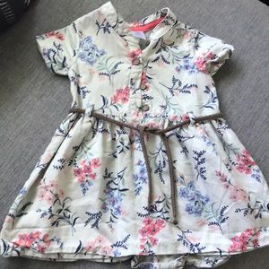 Flowered dress 9-12mo